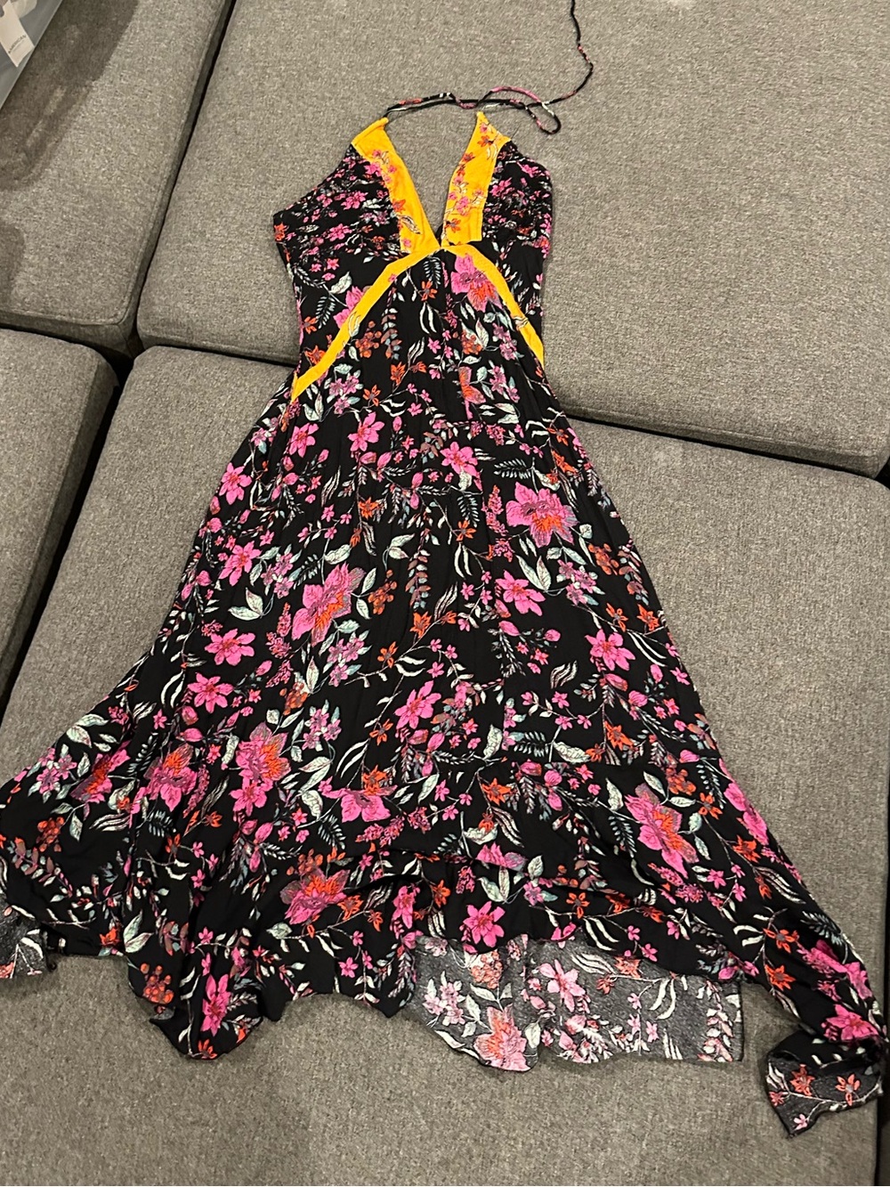 Free People There She Goes Floral Midi Slip - Picture 8 of 11
